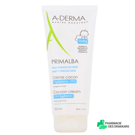 A-Derma Baby Primalba Crème Cocooning Hydratation 24h