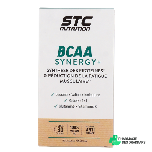 STC Nutrition BCAA Synergie+ 120 gélules