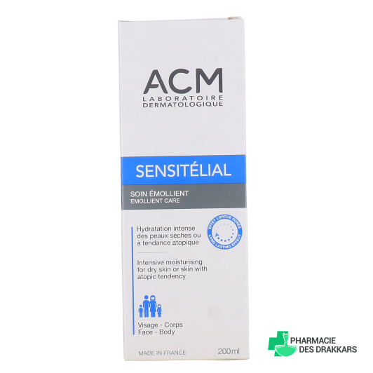 ACM Sensitélial Soin Emollient Hydratation Intense