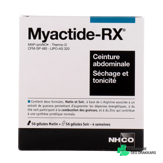 NHCO Myactide-RX Spécifique graisses abdominales 2x56 gélules