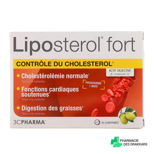 3C Pharma Liposterol Fort Contrôle du Cholestérol