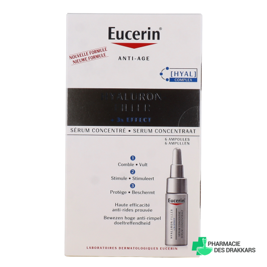 Eucerin Hyaluron-Filler 3X Effect Sérum Concentré 6 ampoules