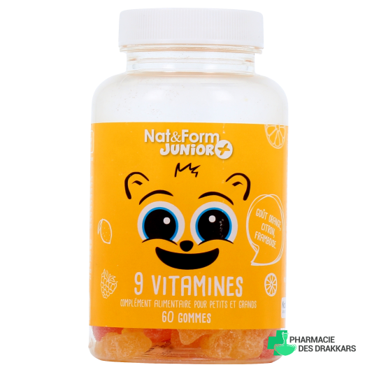 Nat & Form Junior+ Gummies 9 Vitamines