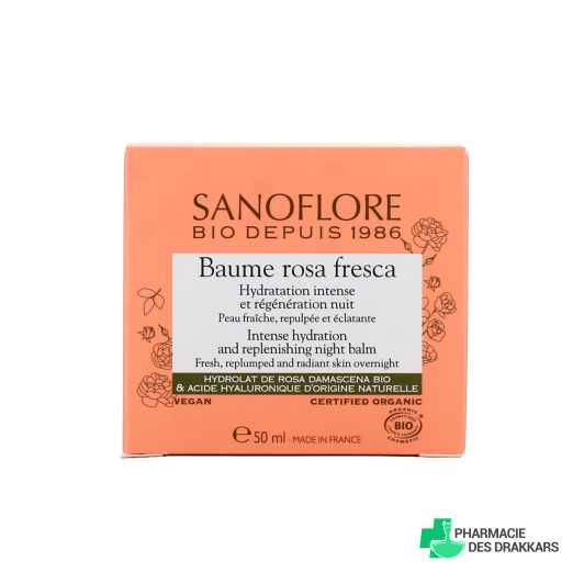 Sanoflore Rosa Fresca Baume de Nuit