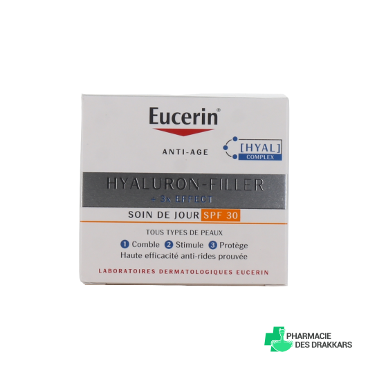 Eucerin Hyaluron-Filler 3X Effect Soin de jour SPF30