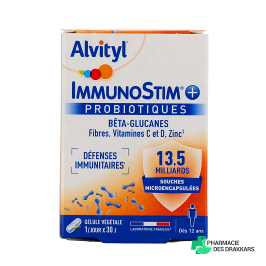 Alvityl ImmunoStim+ Probiotiques