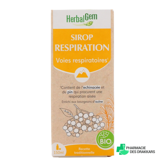 Herbalgem Sirop Respiration Bronches Bio