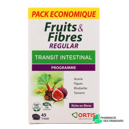 Ortis Fruits & Fibres Regular Transit Intestinal Comprimés