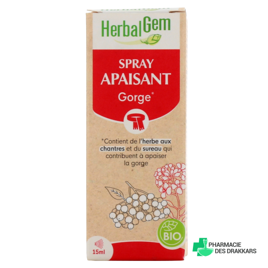Herbalgem Spray Apaisant Gorge Bio