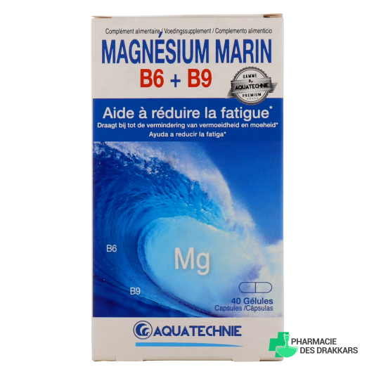 B-Technie Magnésium Marin vitamines B6 et B9