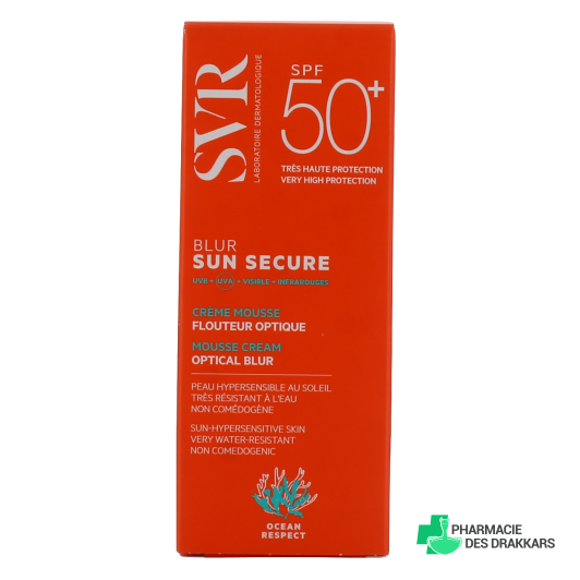 SVR Sun Secure Blur Crème Mousse Flouteur Optique SPF50+