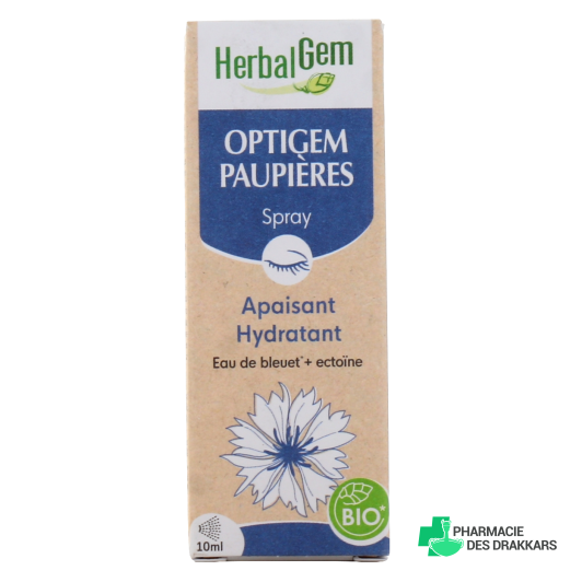 Herbalgem Optigem Paupières Spray Apaisant Hydratant