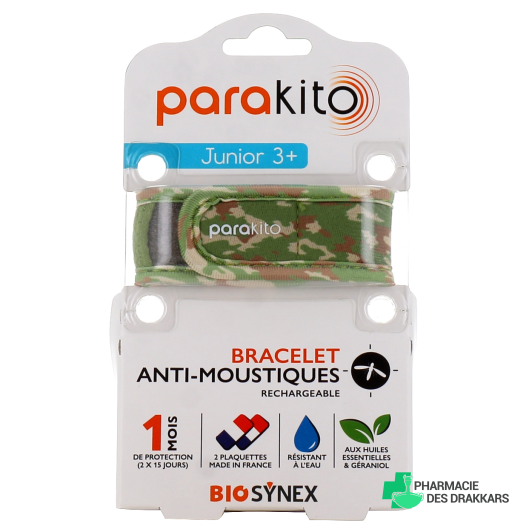Parakito Bracelet Anti Moustique Rechargeable Enfant