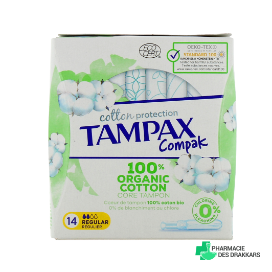 Tampax Compak Cotton Tampons Périodiques