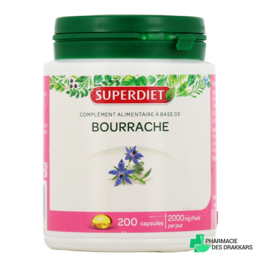 Super Diet Bourrache 200 capsules