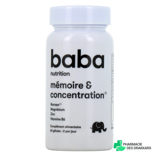BABA Nutrition Mémoire & Concentration