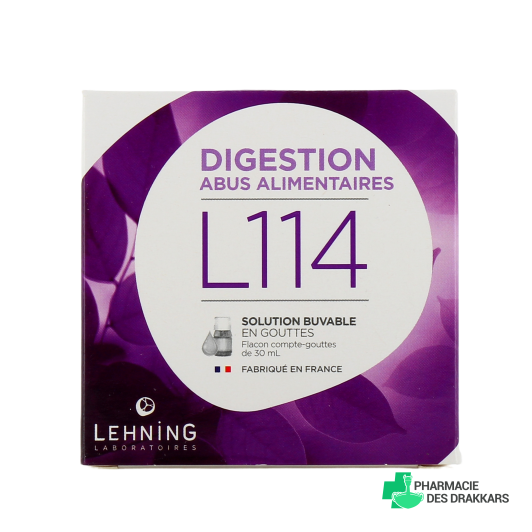 Lehning L114 troubles digestifs flacon-gouttes
