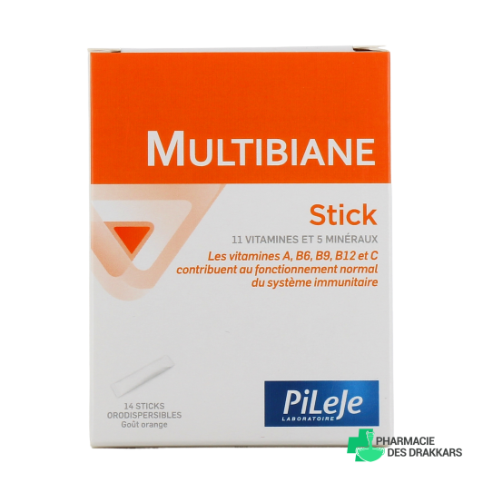 Pileje Multibiane Système Immunitaire 14 sticks