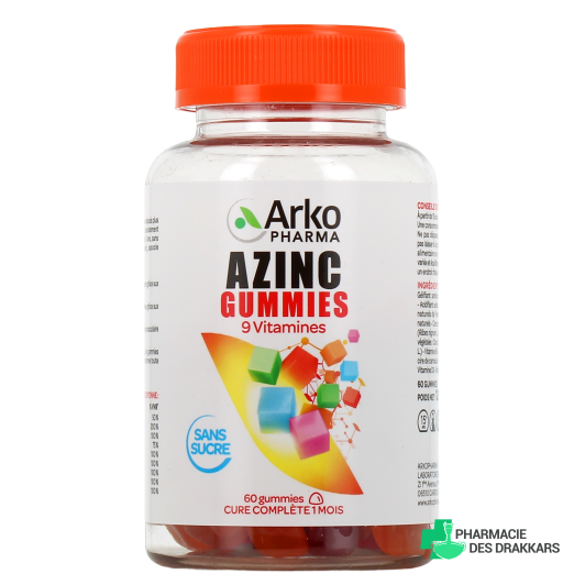 Azinc Gummies 9 Vitamines