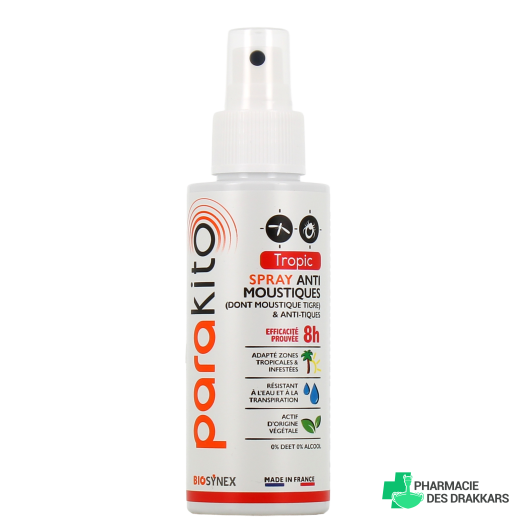 Parakito Spray Anti-Moustiques Zones Tropicales