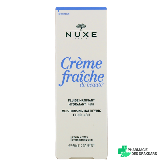 Nuxe Crème Fraîche de Beauté Fluide Matifiant Hydratant 48h