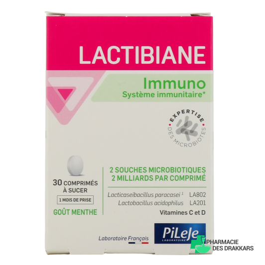 Pileje Lactibiane Immuno 30 comprimés