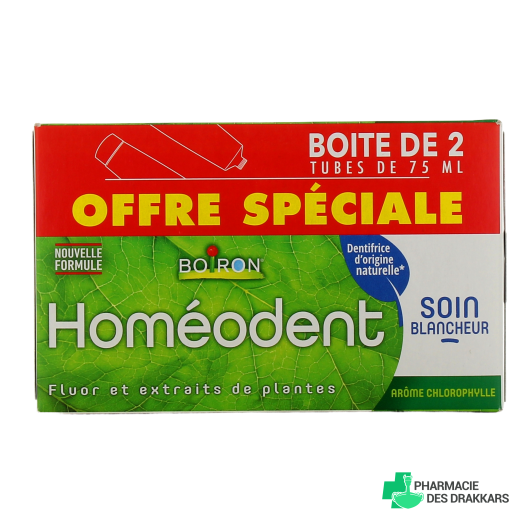 Boiron Homéodent Dentifrice Soin Blancheur Chlorophylle