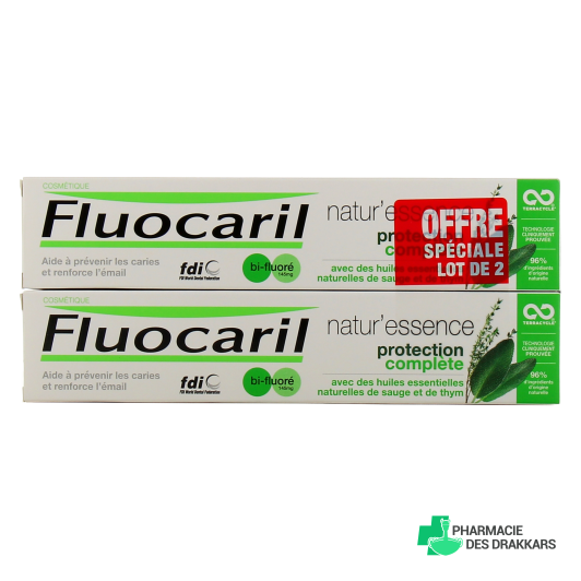 Fluocaril Natur'essence Dentifrice Protection complète