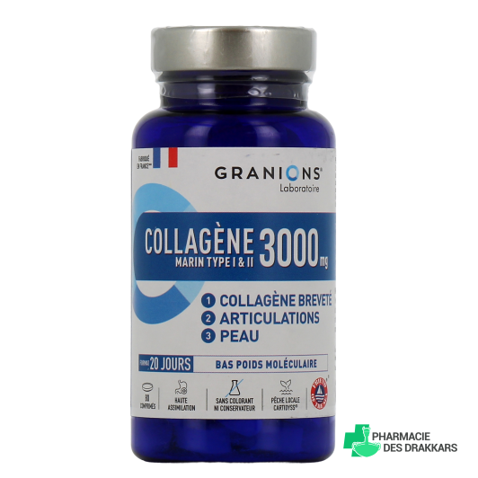 Granions Collagène Type I et II 3000 mg