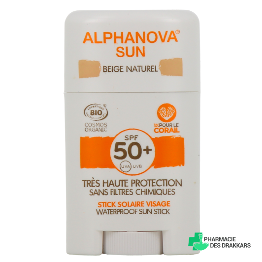 Alphanova Sun Stick Solaire Bio SPF 50+