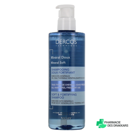 Dercos Shampooing Minéral Doux Fortifiant
