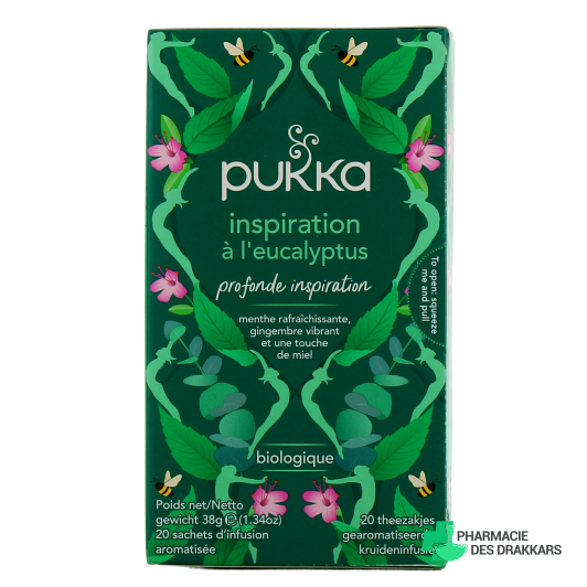 Pukka Tisane Inspiration à l'Eucalyptus Infusion Bio