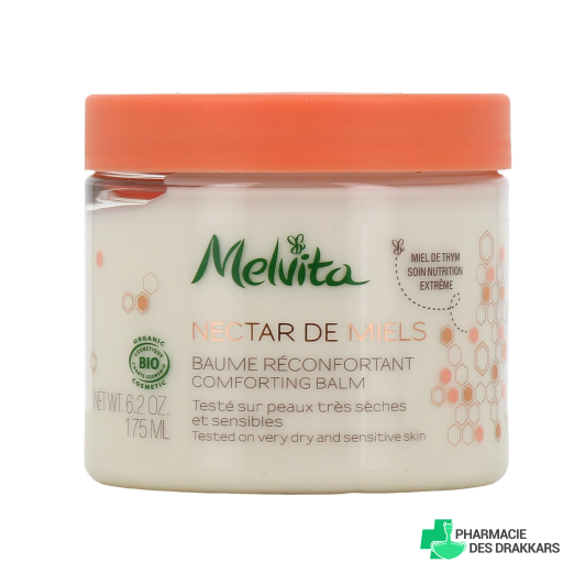 Melvita Nectar de Miels Baume Corps Réconfortant Bio