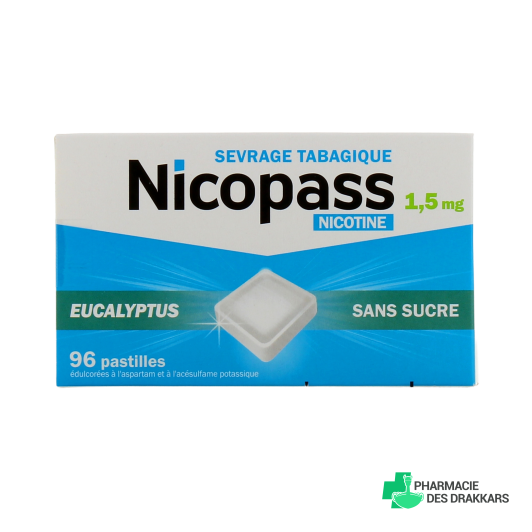 Nicopass 1,5mg pastilles