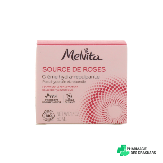 Melvita Source de Roses Crème Hydra-Repulpante