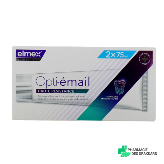Elmex Opti Email Dentifrice Haute Résistance