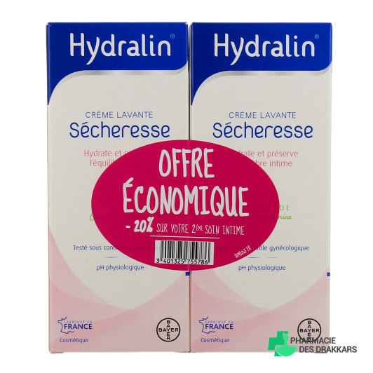 Hydralin Sécheresse Crème Lavante