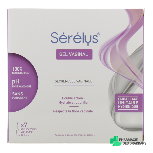 Serelys Gel Vaginal Lubrifiant 7 Applicateurs