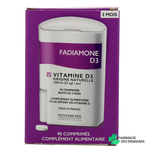 Fadiamone D3 90 comprimés