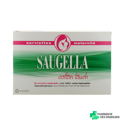 Saugella Cotton Touch Serviettes périodiques maternité