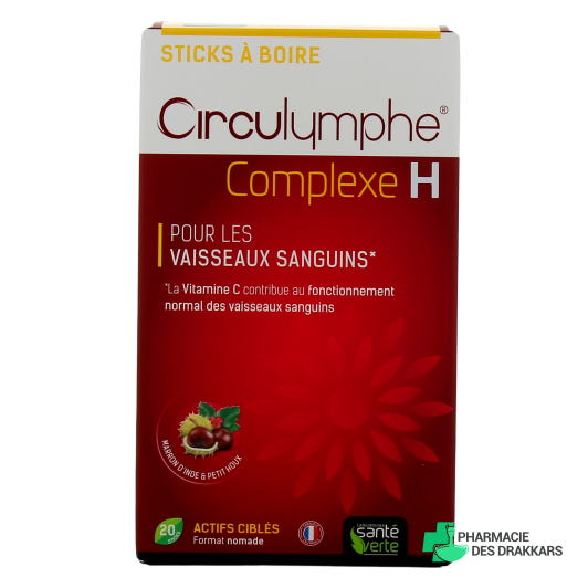 Santé Verte Ciculymphe Complexe H 20 Sticks