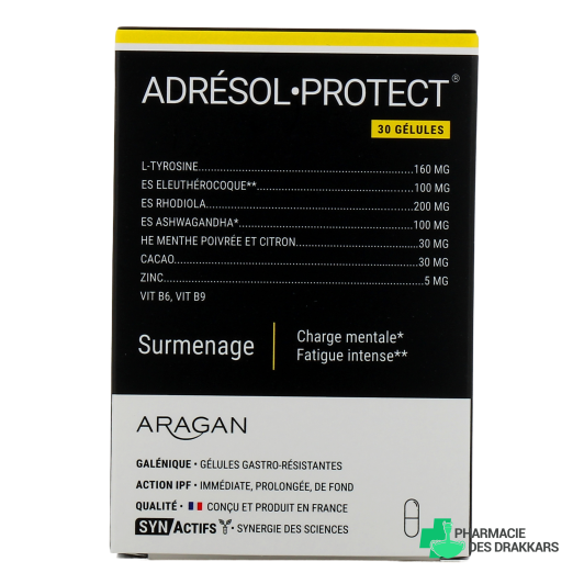 Synactifs Adresol Protect Surmenage 30 gélules