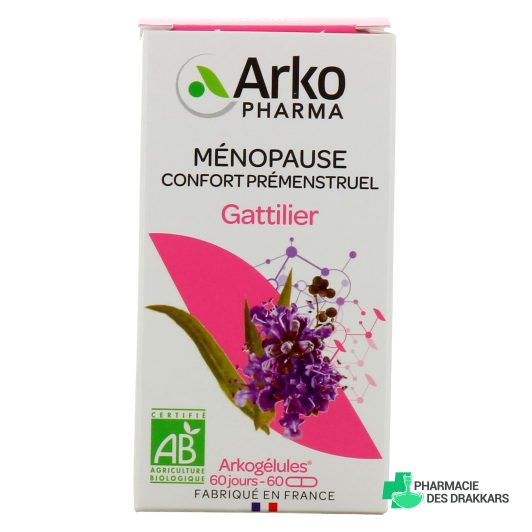 Arkogélules® Gattilier Bio Confort Prémenstruel Ménopause