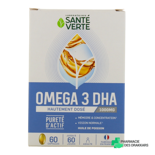 Santé Verte Oméga 3 1000 mg de DHA