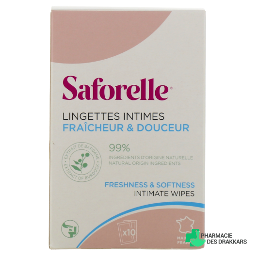 Saforelle Lingettes Intimes