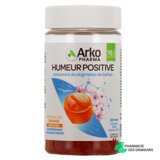 Arkopharma Humeur Positive Safran Gummies