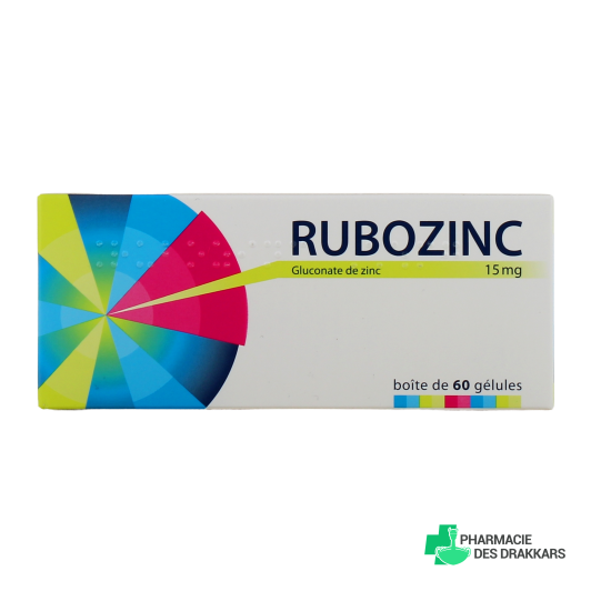 Rubozinc 15 mg Gélules