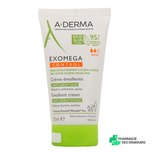 A-Derma Exomega Control Crème Emolliente Anti-Grattage