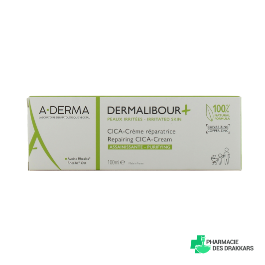 A-Derma Dermalibour + Cica Crème Réparatrice
