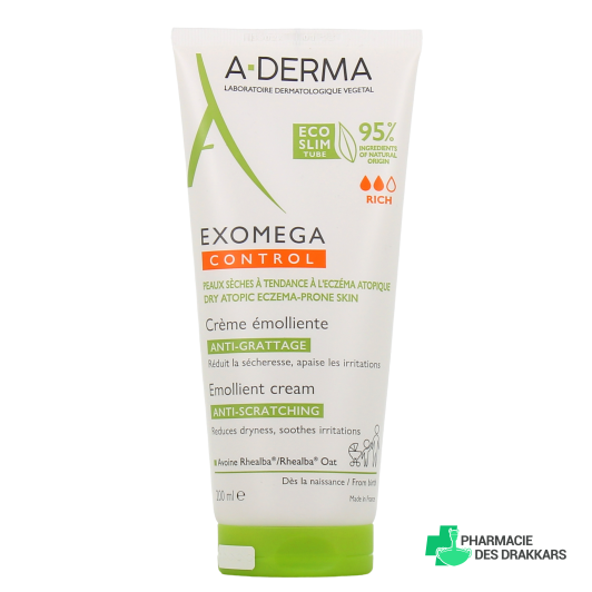 A-Derma Exomega Control Crème Emolliente Anti-Grattage